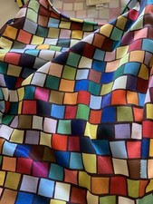 Todd Oldham Vintage Rubiks Cube Mosaic 90s Top