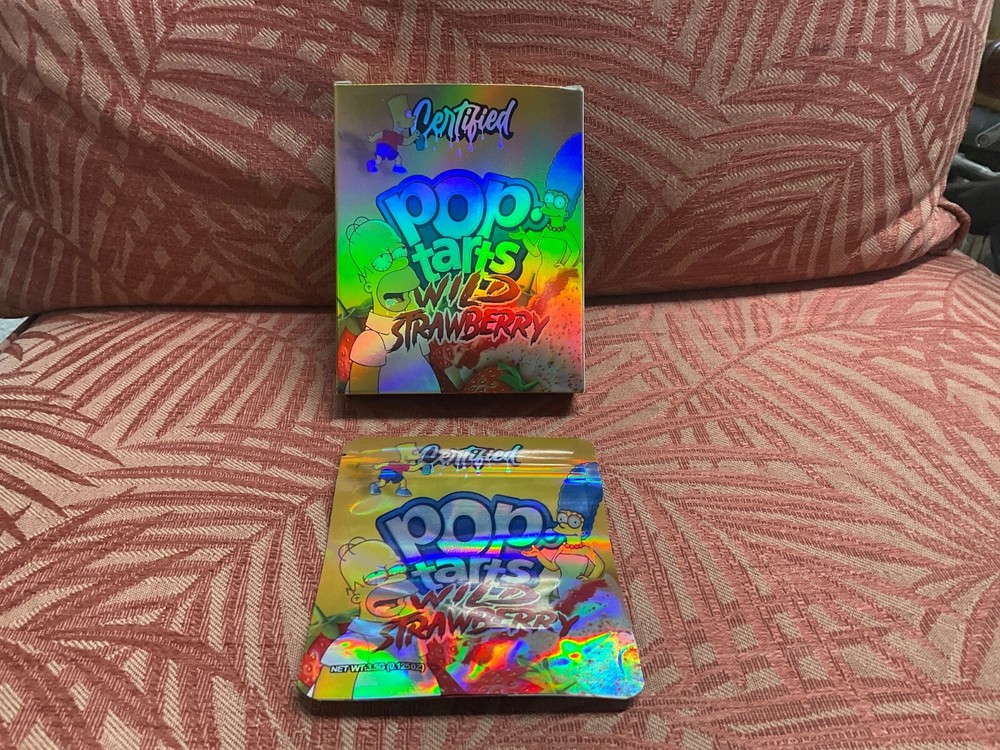 50 Pcs 3.5g Mylar Bags & Box Set - Resealable Smell Proof Storage
