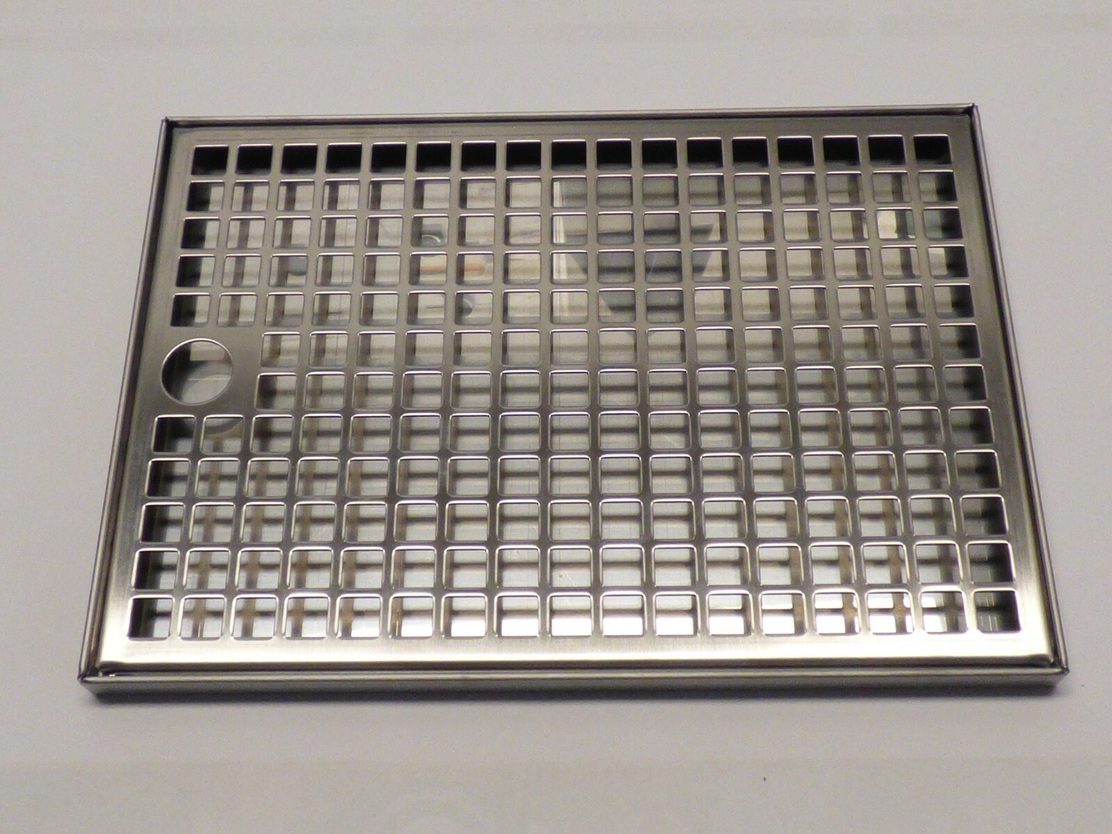 Tropfblech Tropfschale 239 x 170 x 12 mm für Zapfanlage EDELSTAHL 