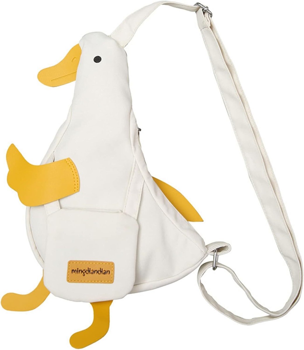 Kawaii Duck Purse Unisex Funny Animal Shoulder Bag Cute