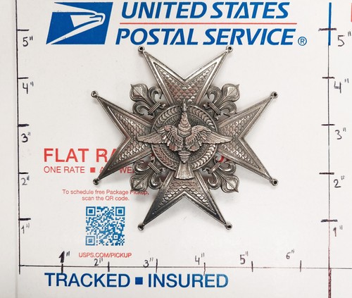 BREAST STAR OF ORDER OF HOLY SPIRIT FRANCE BOURBON HIGH QUALITY MODERN REPLICA - Picture 8 of 9