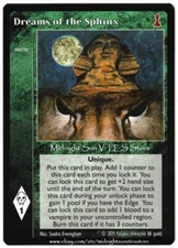 Dreams of the Sphinx New Blood V:TES VTES Vampire CCG