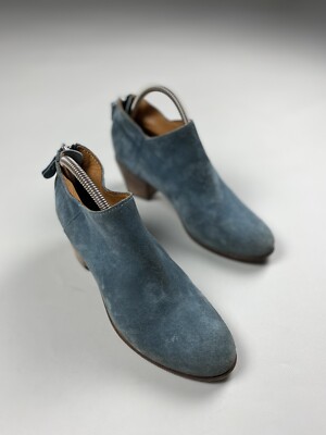 MOMA Damen Leder Avantgarde Absatz Stiefel Schuhe Größe 38 1/2