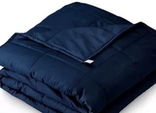 BARE HOME Weighted Blanket 25 Lbs Color Blue 80”x87”😃