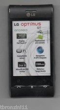FAKE SHOWCASE PHONE - DUMMY - LG OPTIMUS GT IS NOT A PHONE 