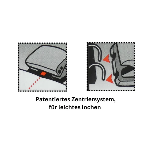 Locher + Hefter Set Maped Advanced Papierlocher Tacker Heftgerät Bürolocher - Bild 4 von 4
