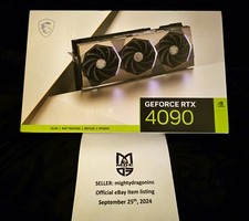 Msi Geforce Rtx 4090 Suprim X 24gb Gddr6x Graphics Card - Brand New