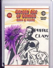 2010 Breygent Golden Age of Comics Sketch Card Manriquez
