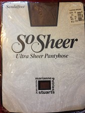 Exciting  Very Vintage So Sheer coffee nude medium pantyhose sze B