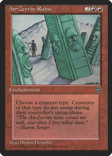 1x An-Zerrin Ruins - LP - Homelands - SPARROW MAGIC mtg