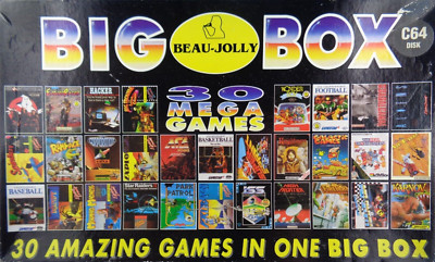 COMMODORE 64/128 -- BIG BOX: 30 MEGA GAMES (BEAU-JOLLY - DISK)