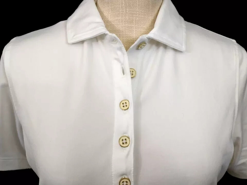 Peter Millar Women's Solid White Element Wicking … - image 4