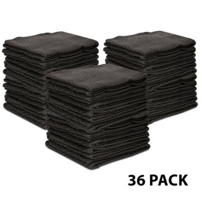 36X Performance Moving Blankets 80''x72'' Heavy Duty Professional Quality Quilted