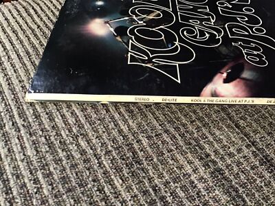 KOOL AND THE GANG LIVE AT P.J.'s 1979 LP DE-LITE PRINT VINTAGE