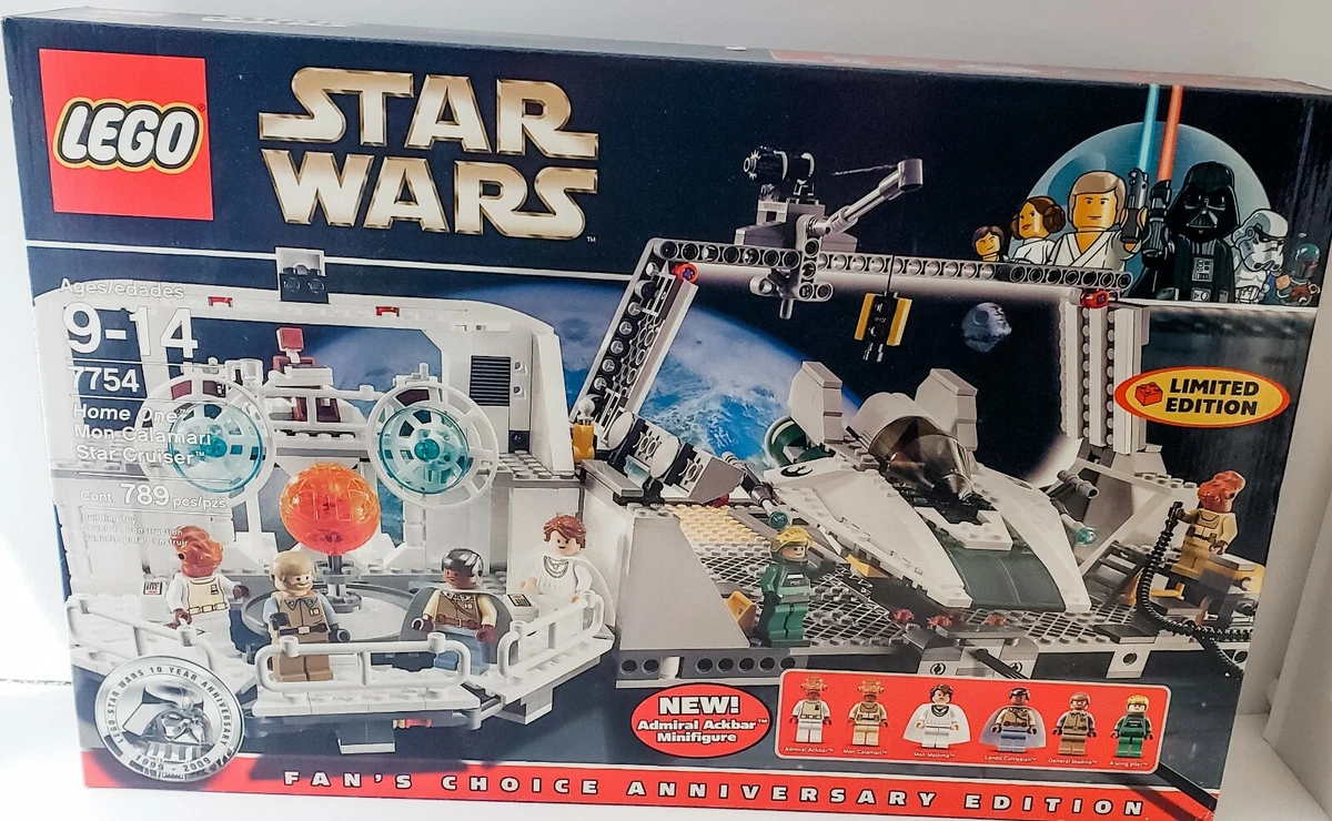 Star Wars LEGO Limited Edition 7754 Home One Mon Calamari Star