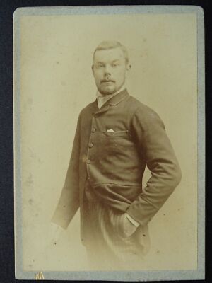 c1880s CABINET CARD PORTRAIT Mr Willie Sisson