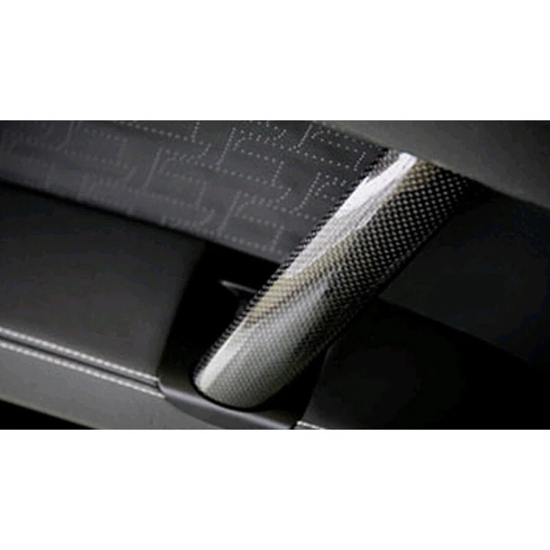 Real Carbon Fiber Interior Door Handles Replace for Audi TT TTS TT RS 2008-2014 - Image 2 of 4