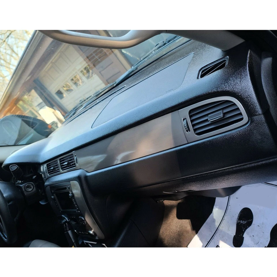 Dash Cover Cap Black For 2007-2014 Avalanche Suburban Tahoe Yukon Panel Pad Foto 3 de 4