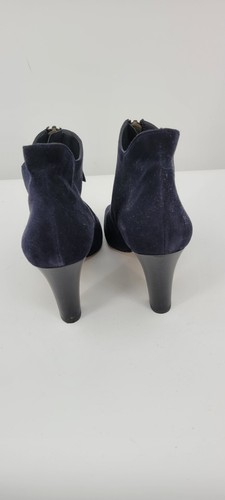 Paul Green Women Boot 6.5 Blue Bootie Zip Cone Peep Toe Solid High (3-3.9 in) - Picture 3 of 8