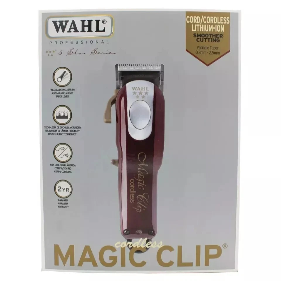 8148-100 NEW Wahl Professional 5-Star Series Cordless Magic Clip Cord / Clipper - Image 2 of 4