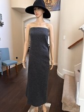 ZARA WOMAN S EXPOSED SHOULDERS WOOL DRESS LIMITED EDITION GREY 8176/828 NEW $229