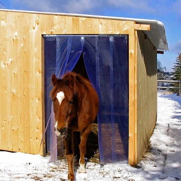 PVC Streifenvorhang Lamellenvorhang Vorhang Streifen Lamellen, 200x2 mm - Bild 4 von 4