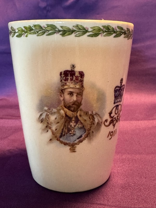 King George V and Queen Mary Coronation (1911) - Sir John Barker Bart Beaker