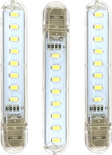 Mini Portable LED Night Light USB Keychain Lights for Reading Outdoor Powered Ca