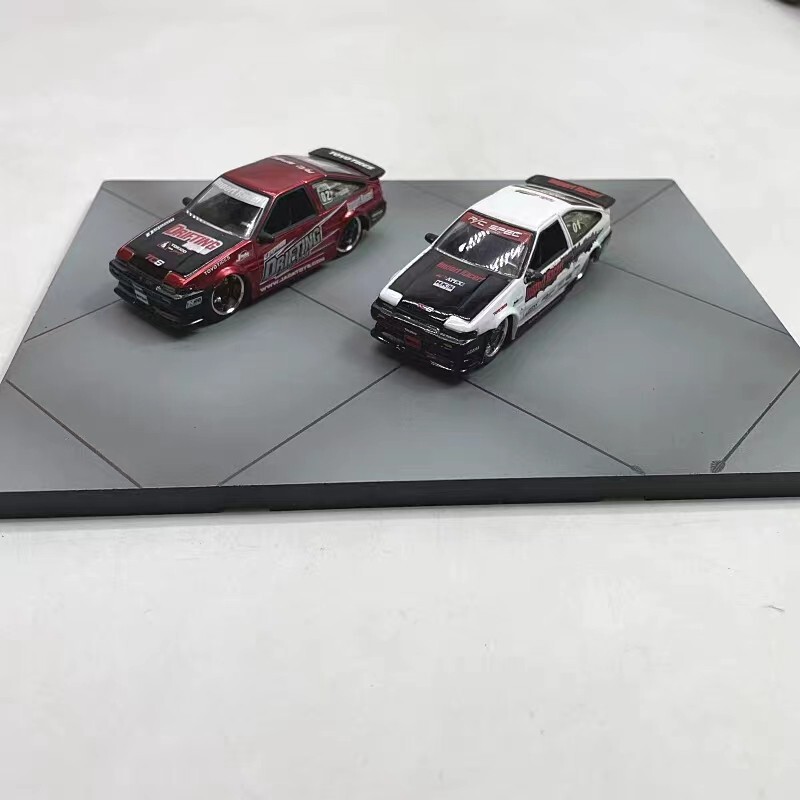 1/64 Jada Toys AE８６ セット売り Jada Toys Import Racer! Toyota Trueno AE86 Grey 1:64