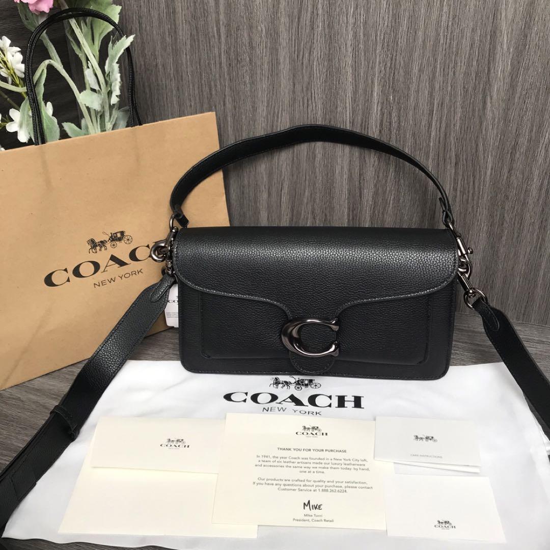 NEW Coach CH857 V5BLK Tabby 26 Shoulder Bag Black Leather NEW Coach CH857 V5BLK Tabby 26 Shoulder Bag Black Leather