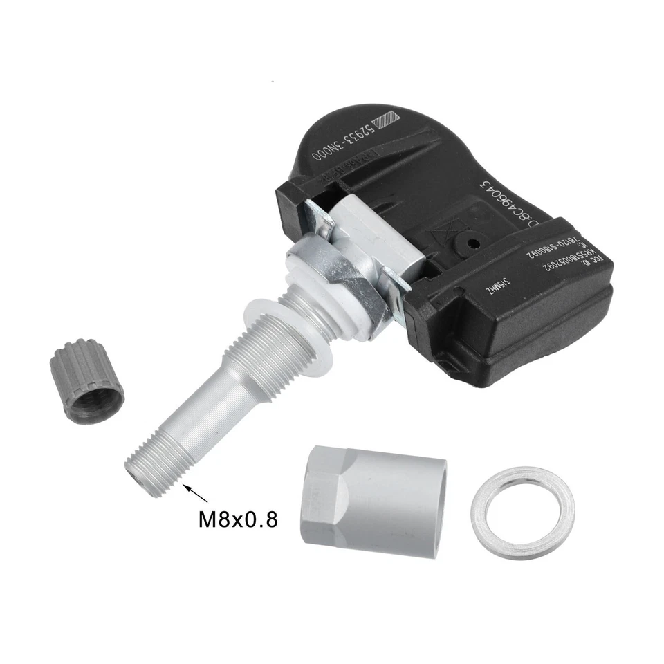 4pcs 529333N000 Tire Pressure Sensor TPMS 315MHz for Hyundai Elantra Santa Fe - Image 4 of 4