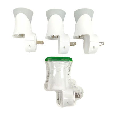 Lot of 4 Air Wick Wall Plug-In Scented Oil Infused Warmer Units