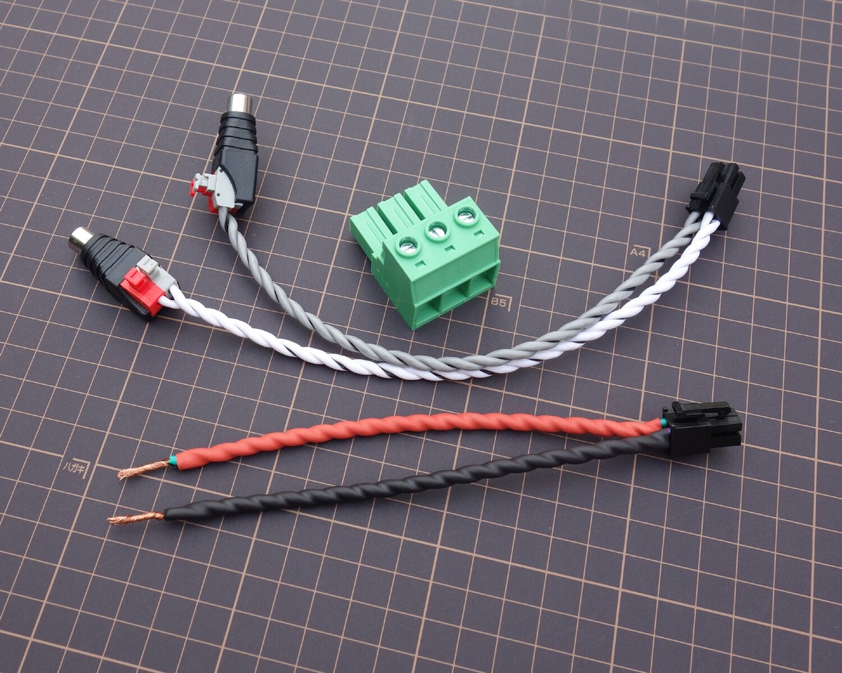 Power Plug RCA/Speaker Harness Input Output For Rockford Fosgate