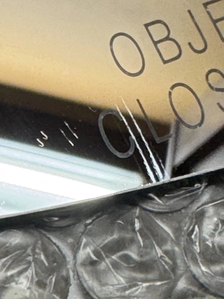 Espejo retrovisor derecho de vidrio para Chrysler Town Country, Dodge Grand Caravan sin punto ciego Foto 2 de 2