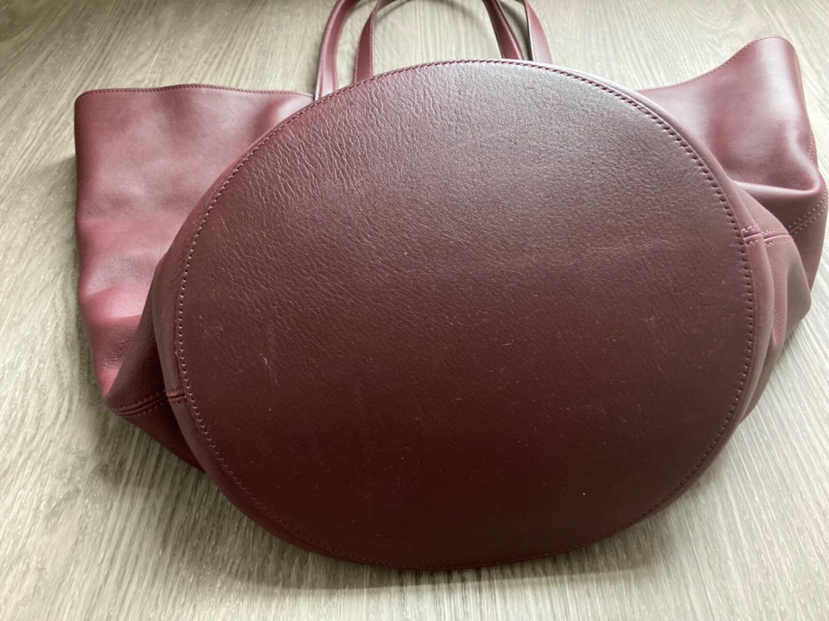 Khaite Osa Tote Bag Burgundy | eBay