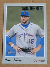 Tim Tebow 2019 Topps Heritage Minors # 32 - Quantity Available