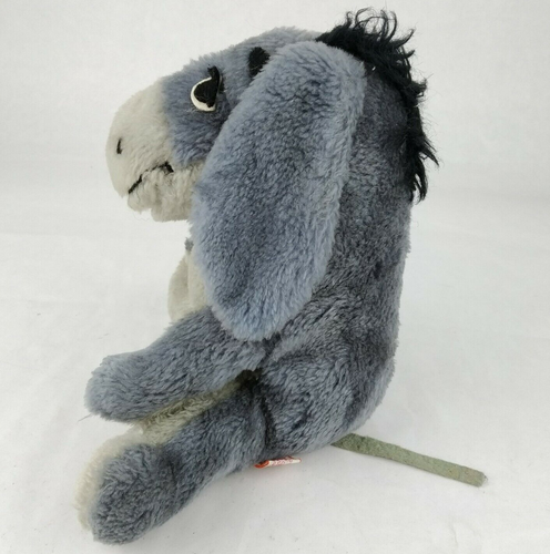 Eeyore Plush Walt Disney Prod Stuffed w/Nut Shells & Clippings Korea VTG 7" Rare - Picture 3 of 8