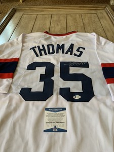 frank thomas signed jersey