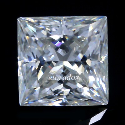 Natural DE Color VVS1 Excellent Cut Certified 3.00 MM Princess White Diamond