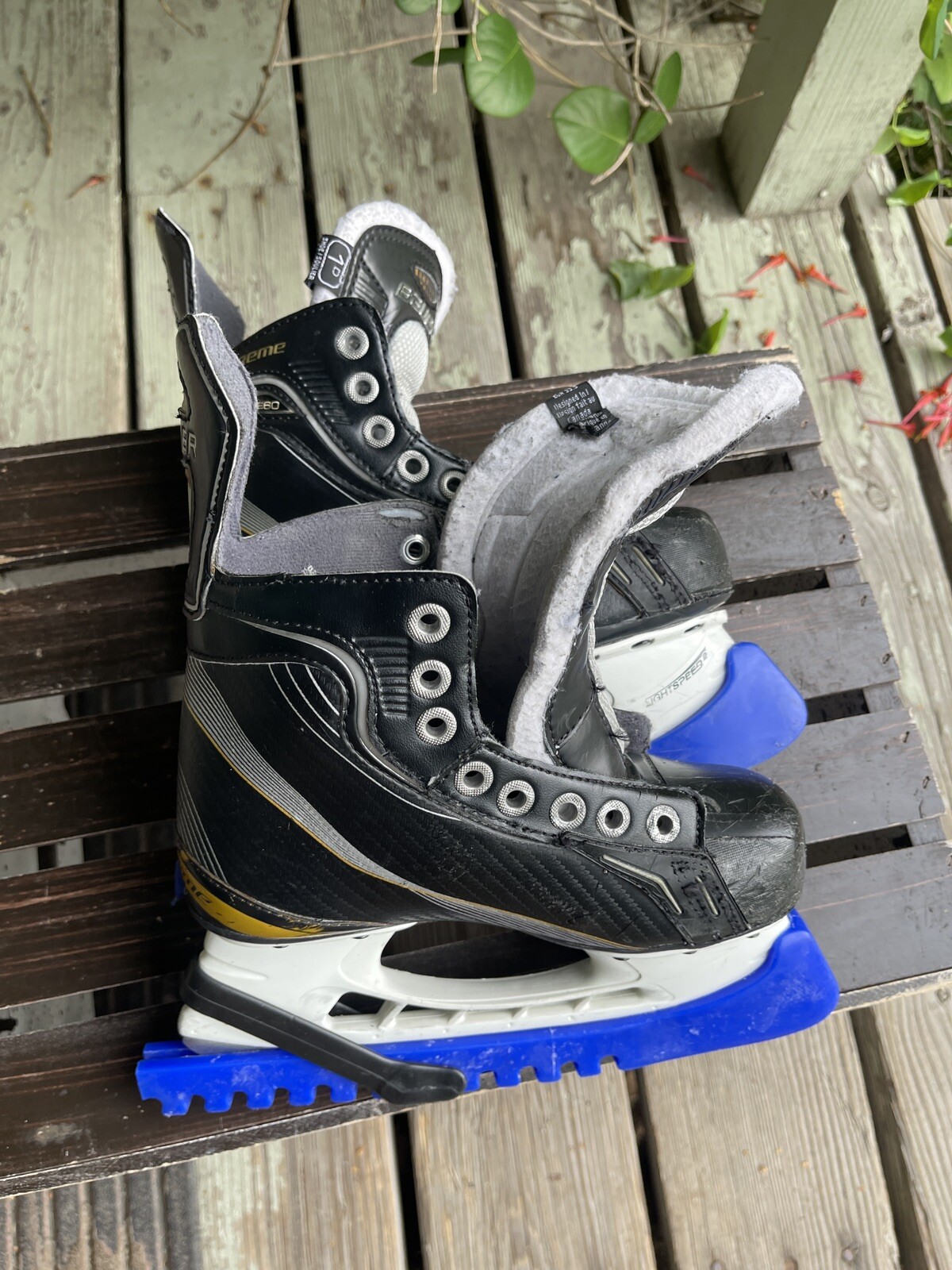 Bauer Supreme One60 Ice Hockey Skates Tuuk Lightspeed 2 Blades, Skate