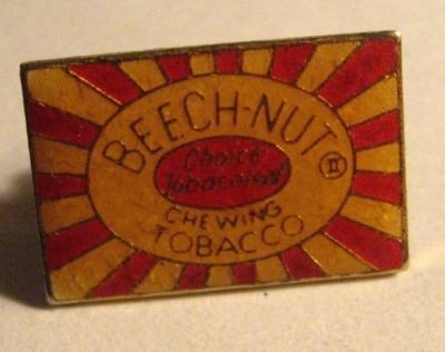 Beechnut Chewing Tobacco Lapel Pin - Beech Nut Beech-Nut Leaf Bag Pouch  Logo Pin