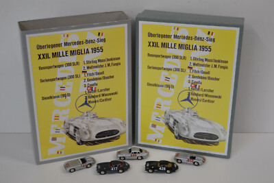 BUB Bubmobile Mercedes Benz XXII. Mille Miglia 1955 - 5 Modelle 1:87 Set in OVP 