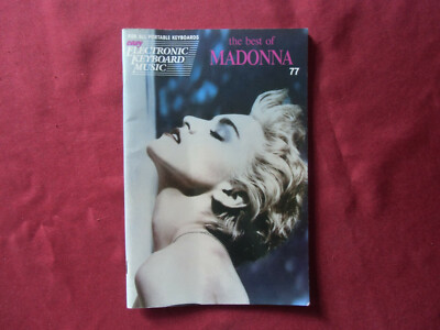 Madonna - The Best of . Songbook Notenbuch. Vocal Easy Keyboard