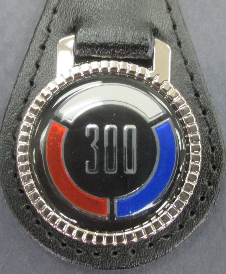 Llavero Chrysler 300 cuero #3366 cromo 1962 1963 1964 1965 1966 1967 1968 Foto 2 de 4