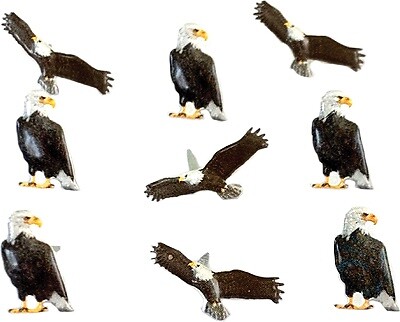 Eyelet Outlet Shape Brads 12/Pkg Eagle