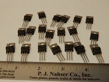 RCA TIP100 Darlington NPN Power Transistors Qty 20 NOS