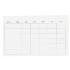 MUJI MoMA JAPAN Sticky Notes of Monthly Schedule 13 Sheets