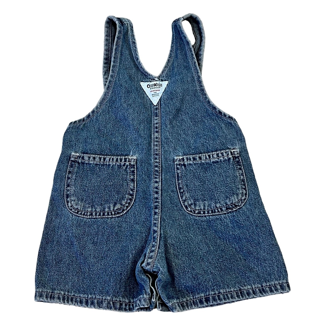 OshKosh BGosh Genuine Article Denim Overalls Vestbak 100 Percent