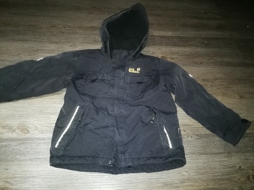 Jack Wolfskin Winterjacke Parka Jacke Gr. 140 Junge warm gefüttert schwarz kids - Bild 7 von 12