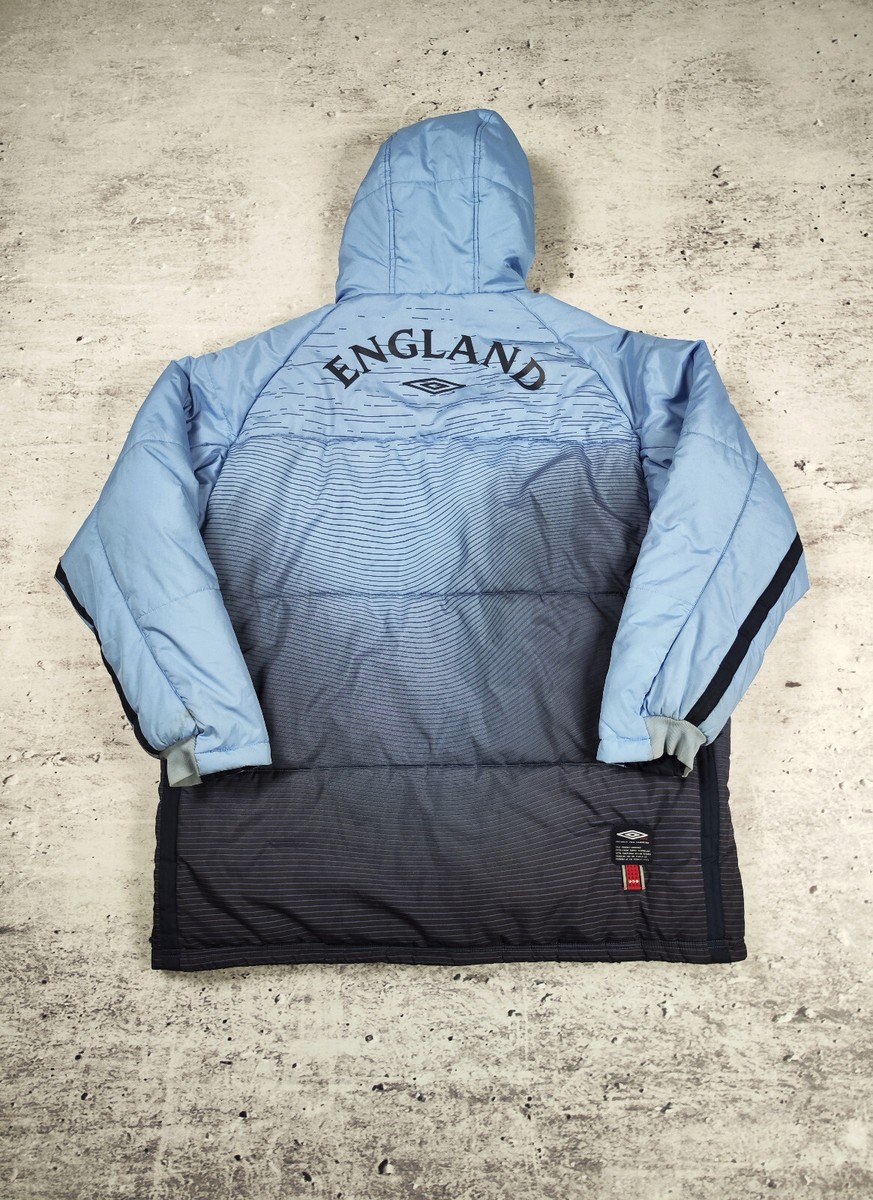 Rare Vintage Umbro England puffer jacket football premier XL Rare Vintage Umbro England puffer jacket football premier XL